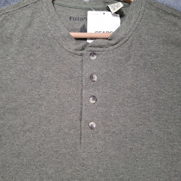 Vintage Fieldmaster Sears T-shirt Men’s Green Size XL 100% Cotton New - Picture 3 of 6